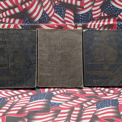 Sale Photo Thumbnail #352: (3) US 1971-1978 Official Black Book of Coins Reference Books, House of Collectibles