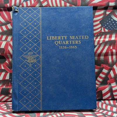 *EMPTY* Whitman Bookshelf Album No. 9439 for Liberty Seated Quarters - No coins