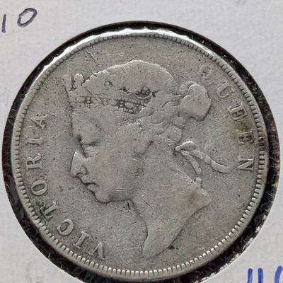Sale Photo Thumbnail #396: 1897 British Honduras Victoria 50 Cents, .925 Silver