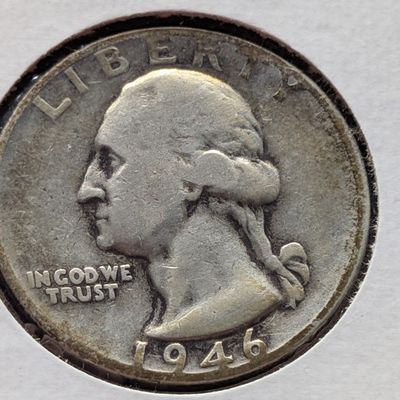 Sale Photo Thumbnail #357: 1946-P Washington Quarter, 90% Silver
