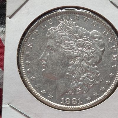 1881-O Morgan Dollar, .900 Fine Silver, 26.73g