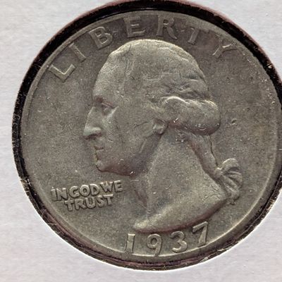 1937-P US Washington Quarter, 90% Silver