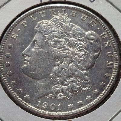 Sale Photo Thumbnail #300: 1901-O Morgan Dollar, 90% Silver - 26.73g