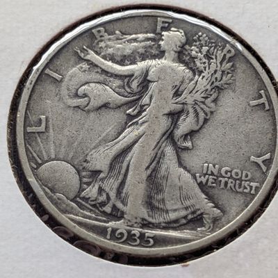 Sale Photo Thumbnail #175: 1935-P US Walking Liberty Half Dollar, 90% Silver