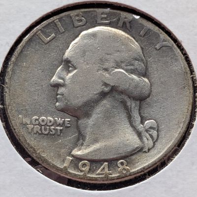 Sale Photo Thumbnail #105: 1948-P US Washington Quarter, 90% Silver