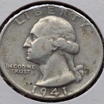 Sale Photo Thumbnail #123: 1941-P Washington Quarter, 90% Silver