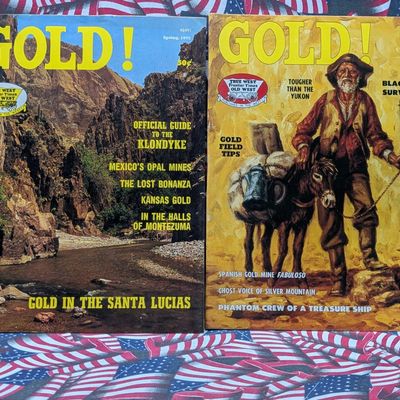 Sale Photo Thumbnail #199: Western Publications. GOLD! Magazine Issues Whole No. 6 and 7. Austin, 1972-1974. (2)