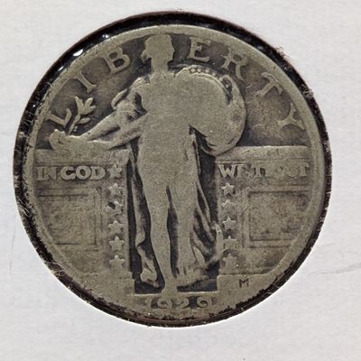 Sale Photo Thumbnail #302: 1929-P US Standing Liberty Quarter, 90% Silver
