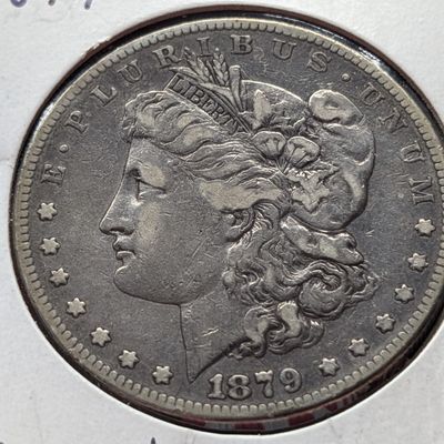 1879-S Morgan Dollar, 90% Silver - 26.73g
