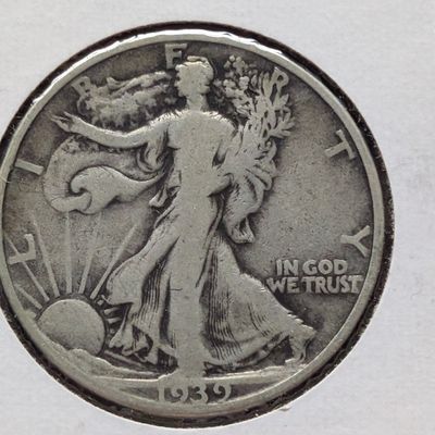 Sale Photo Thumbnail #355: 1939-S US Walking Liberty Half Dollar, 90% Silver