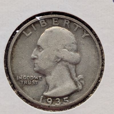 Sale Photo Thumbnail #141: 1935-S Washington Quarter, 90% Silver