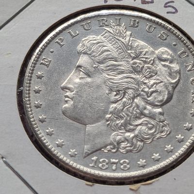 1878-S Morgan Silver Dollar, 90% Silver - 26.73g