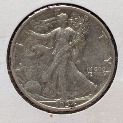 Sale Photo Thumbnail #391: 1934-P US Walking Liberty Half Dollar, 90% Silver
