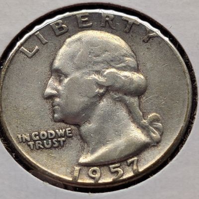 Sale Photo Thumbnail #176: 1957-P US Washington Quarter, 90% Silver