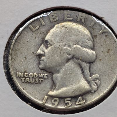 1954-D Washington Quarter, 90% Silver
