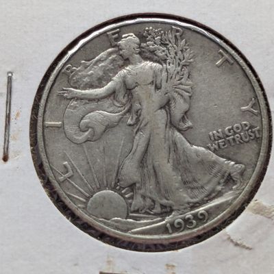 Sale Photo Thumbnail #166: 1939-D Walking Liberty Half Dollar, 90% Silver