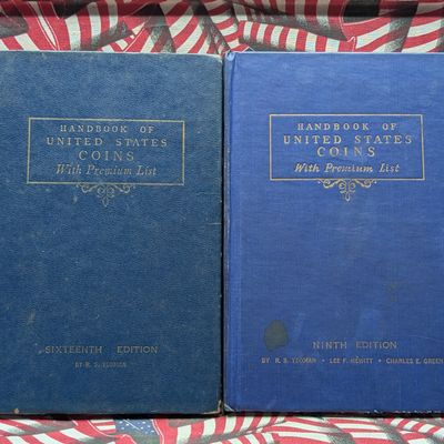 Sale Photo Thumbnail #325: (2) Yeoman, R. S. et al. Handbook of United States Coins. Whitman, 1952-1959. Ninth and Sixteenth Editions.