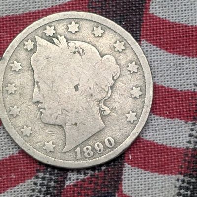 1890 Liberty Head "V" Nickel