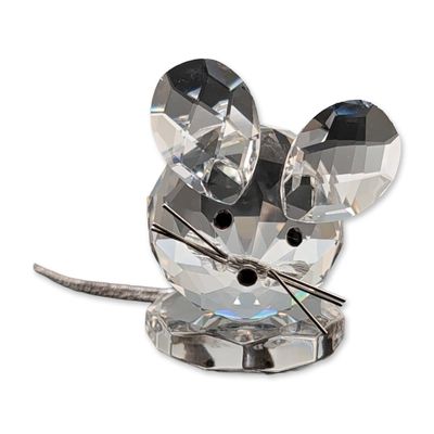 Swarovski Crystal Replica Mouse Figurine