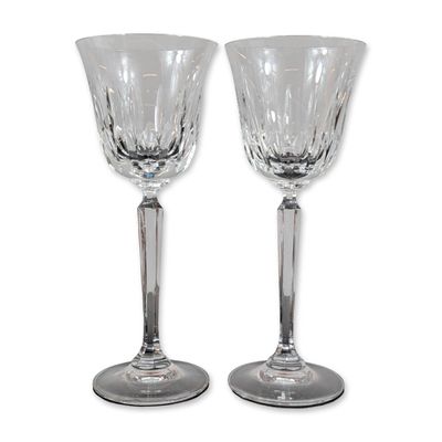 Pair of Mikasa Park Avenue Crystal Water Goblets
