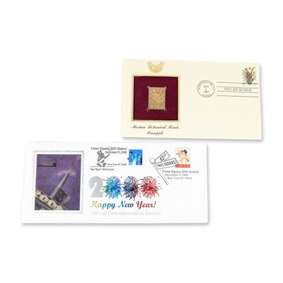 2pc US 1997/2000 Commemorative Philatelic Covers