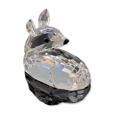 Swarovski Silver Crystal Figurine, Roe Deer Fawn