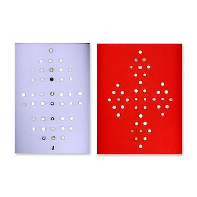 2 CARDS OF GLASS DIMINUTIVE BUTTONS