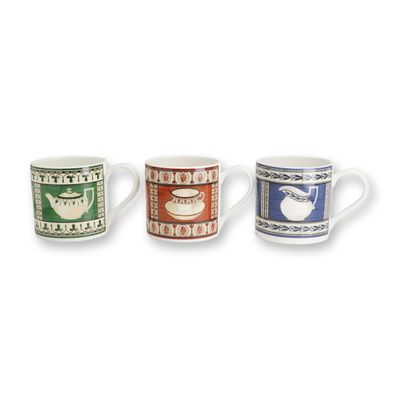 3pc Wedgwood Bone China The Mug Collection