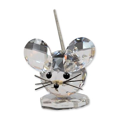 Swarovski Silver Crystal Mouse Figurine