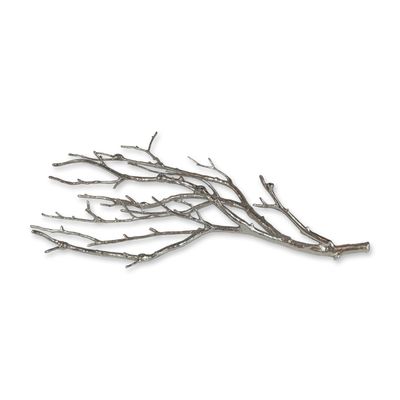 West Elm Silver Tone Metal Manzanita Branch Candleholder Sculpture