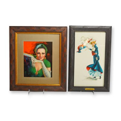 2pc Works by Billy DeVorss (American, 1908-1985), and F. Earl Christy (American, 1882-1961) No. 14