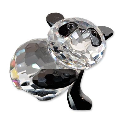 Swarovski Silver Crystal Mother Panda Figurine