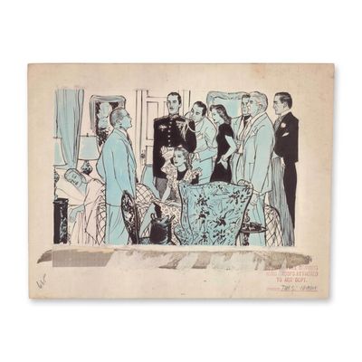 Wayne Hall Illustration Doctor Insisted Everyone Leave