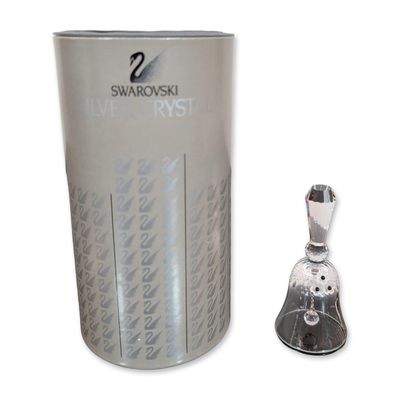 Swarovski Silver Crystal Small Table Bell