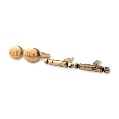 Two Pairs Gold Plated Cufflinks