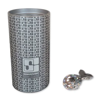 Swarovski Silver Crystal Whale Figurine