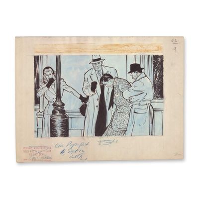 Wayne Hall Illustration The Lady Loathes the Sea