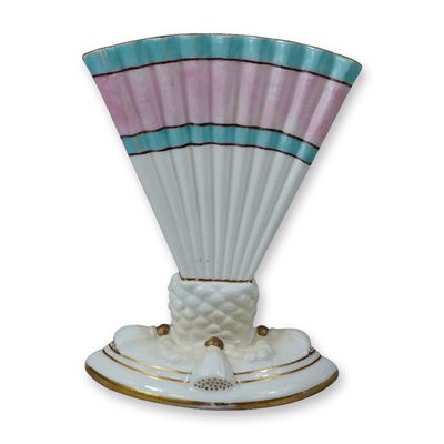 Wedgwood Porcelain Fan-Shaped Vase