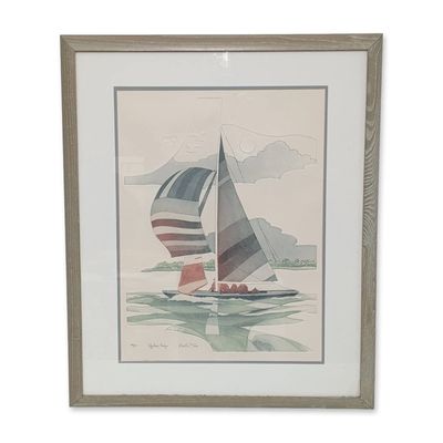 Martin Tobias (born 1932), Offshore Breeze Embossed Serigraph