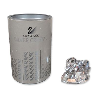 Swarovski Silver Crystal Swan Figurine