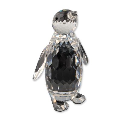 Swarovski Silver Crystal Large Penguin Figurine
