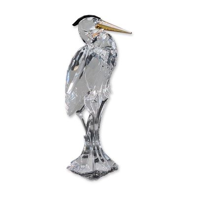 Swarovski Silver Crystal Figurine, Silver Heron