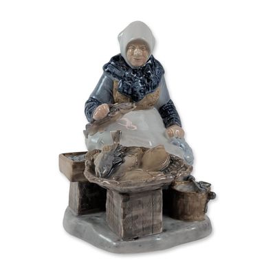 Bing and Grondahl Axel Locher Fish Market Figure