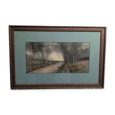 George Howell Gay (American, 1858-1931), 'Landscape with Path' (Signed)