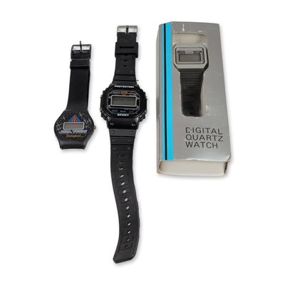 3pc Vintage Digital Wristwatches