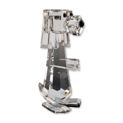 Swarovski Silver Crystal Tall Pluto Dog Figurine