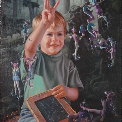 Bob Byerley Hand Embellished Serigraph on Canvas 45/395