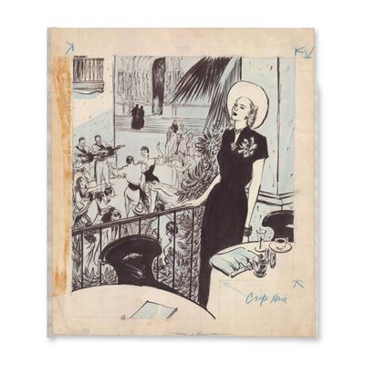Wayne Hall Illustration for The Past Hand's Best