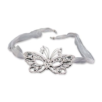 Swarovski Crystal Limited Edition Butterfly Face Mask