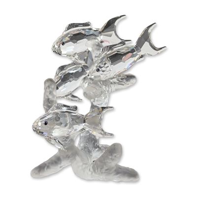 Sale Photo Thumbnail #229: Swarovski South Sea School of Fish Figurine